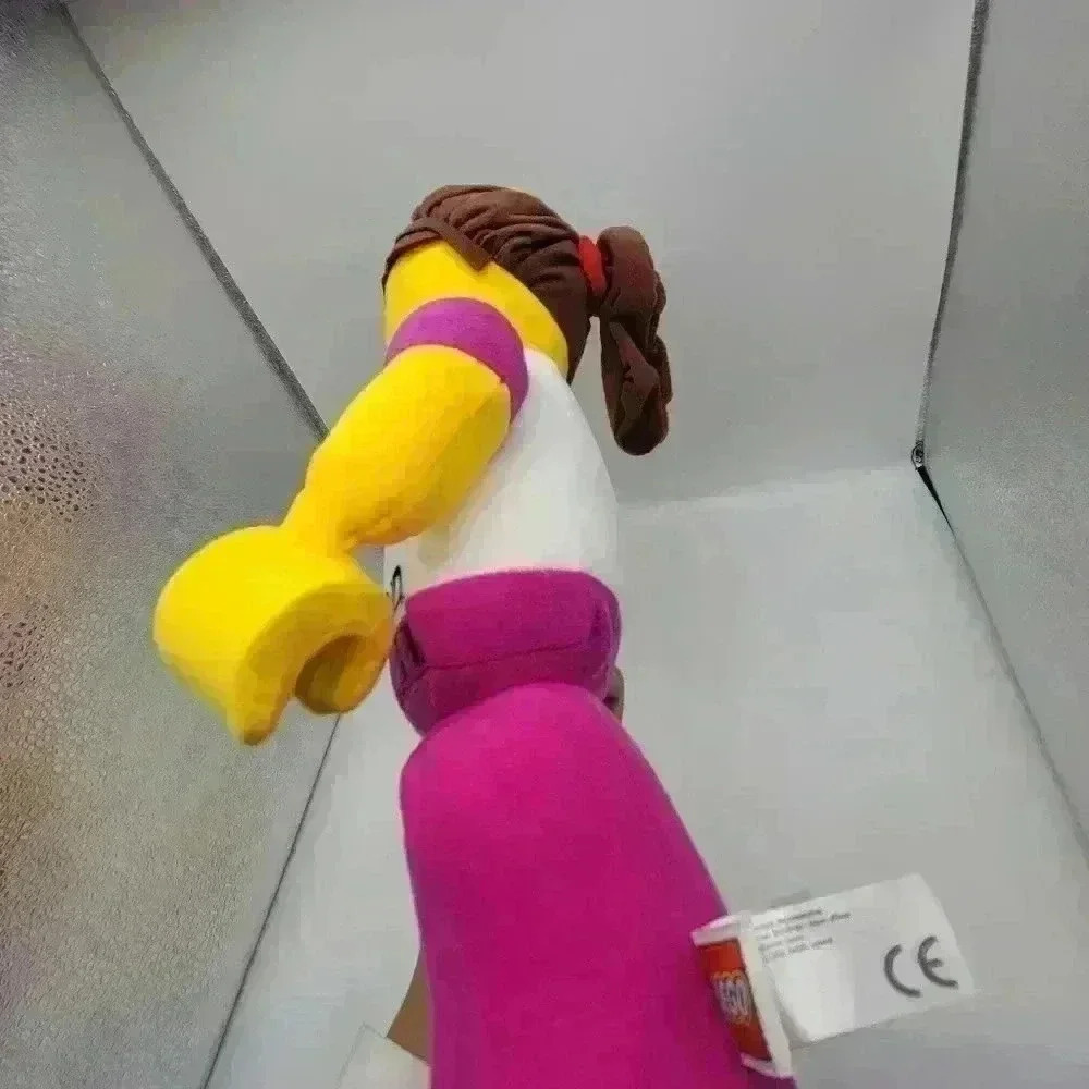 I LOVE LEGOLAND Girl Figure Plush Purple White Yellow Soft Toy Tall 12"Approx - Picture 2 of 12